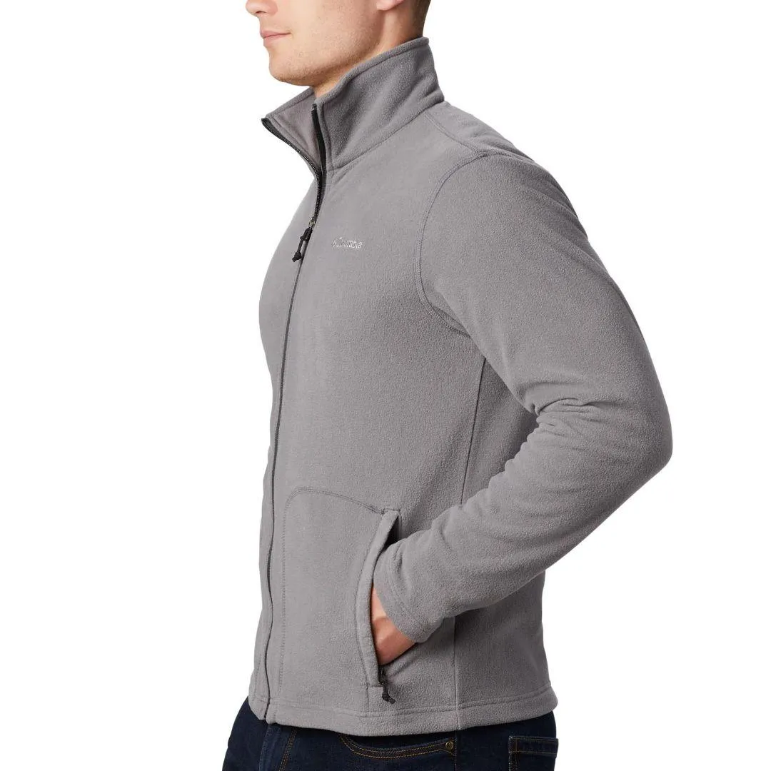 Columbia Men Grey Fast Trek Light Full Zip Fleece Jacket