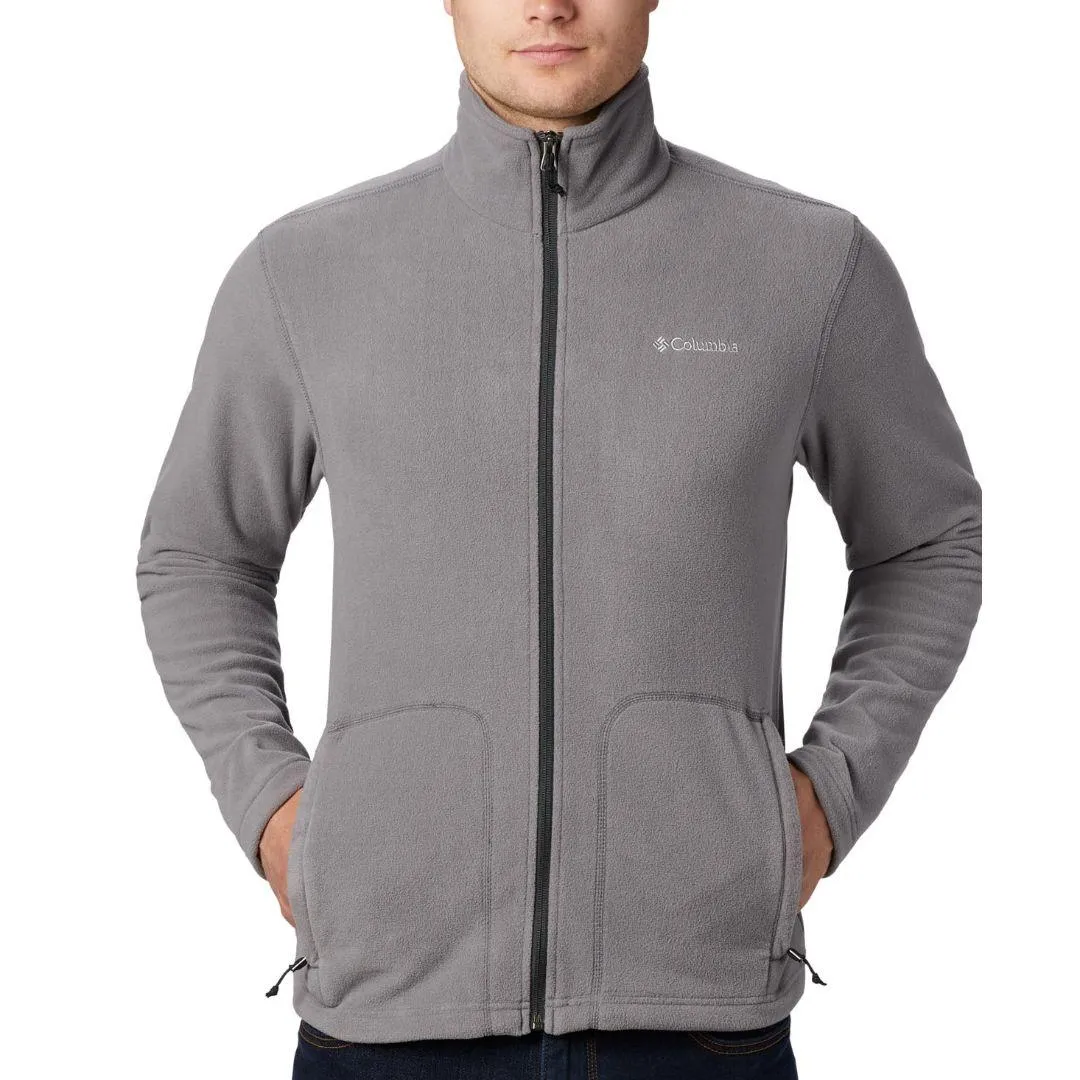 Columbia Men Grey Fast Trek Light Full Zip Fleece Jacket