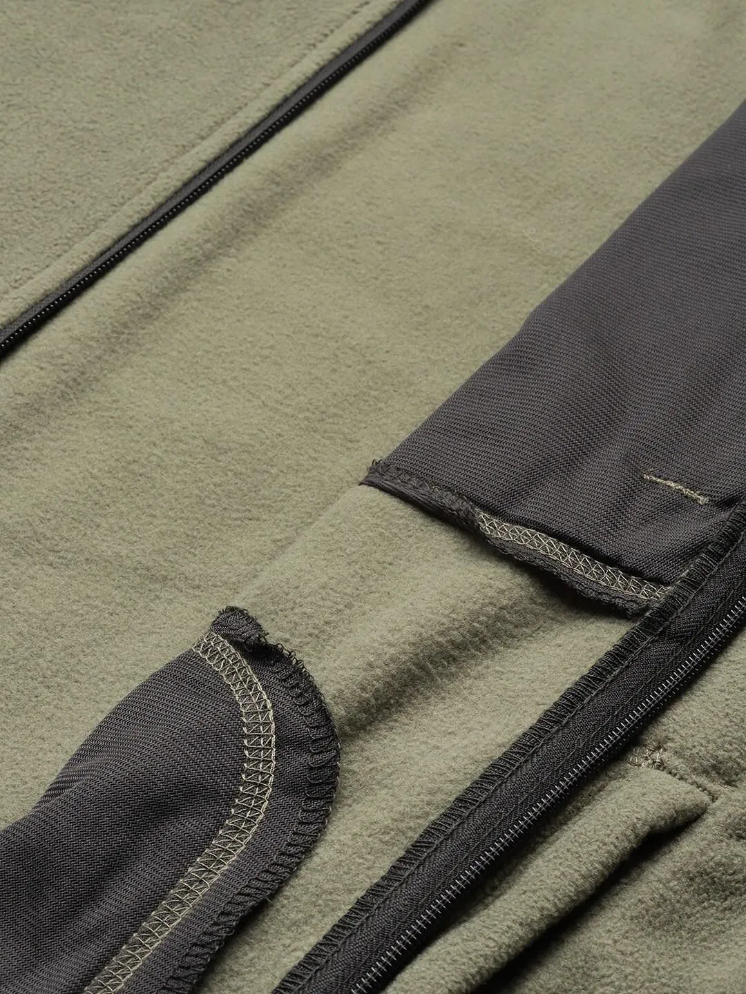 Columbia Men Olive Fast Trek II Full Zip Fleece Jacket