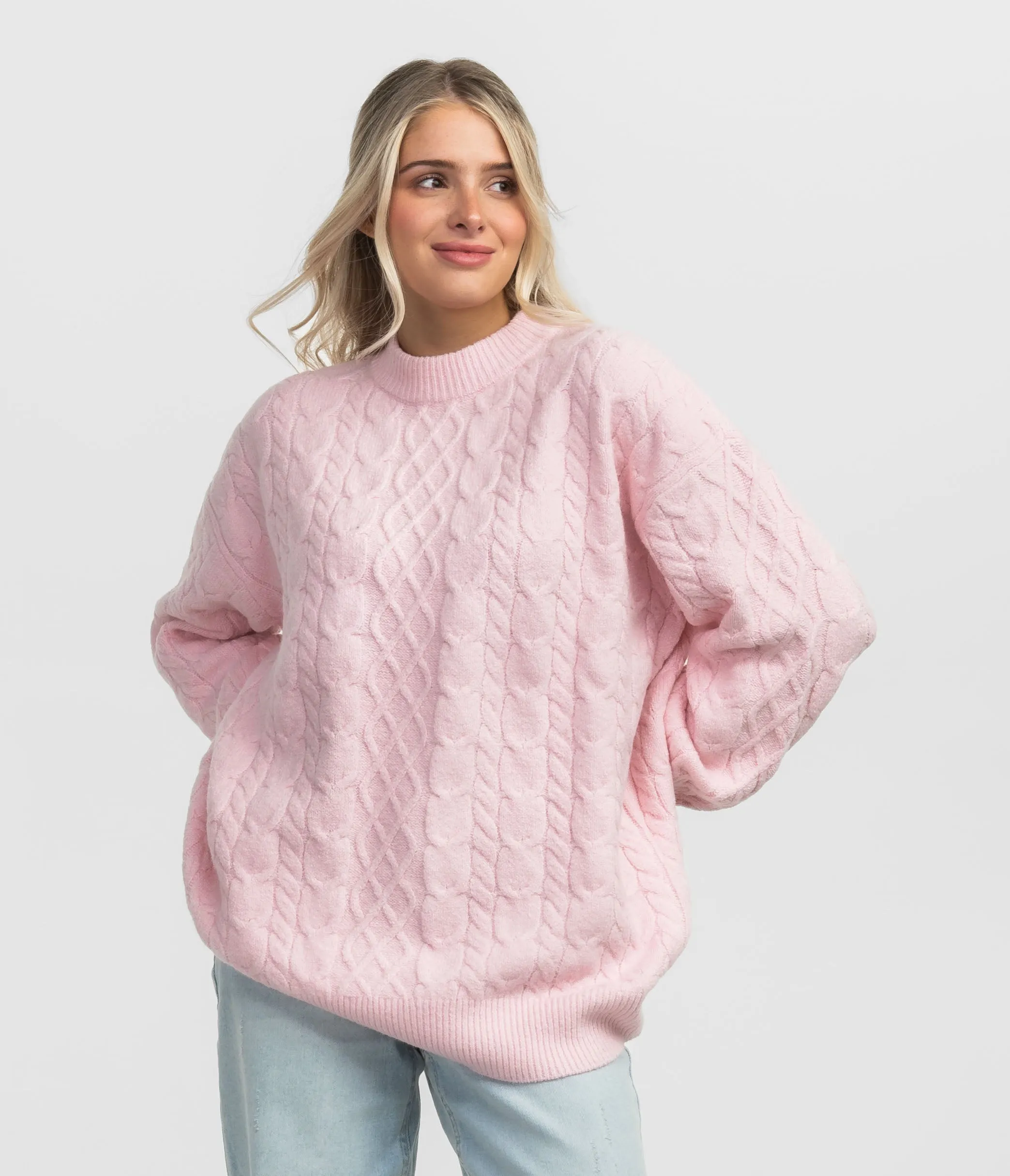 Comfy Cozy Cable Sweater