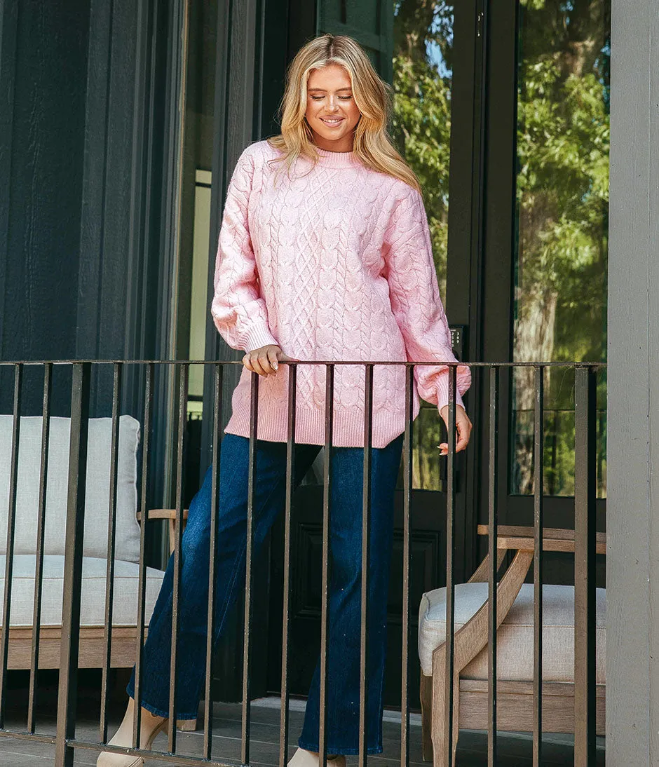 Comfy Cozy Cable Sweater