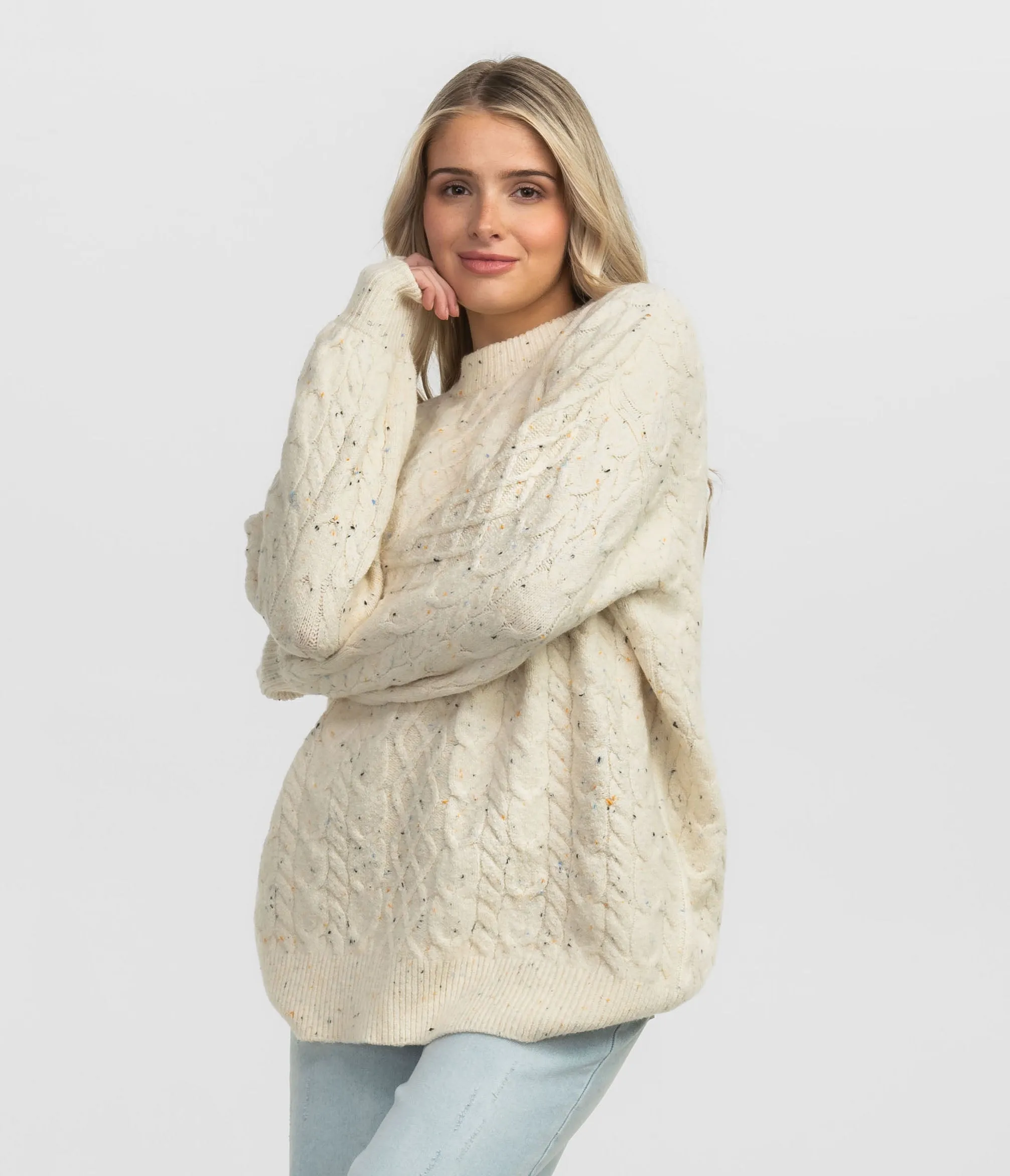 Comfy Cozy Cable Sweater
