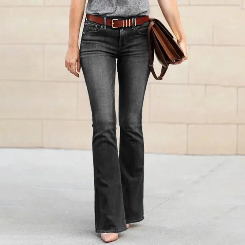 Commuter Micro Flared Jeans