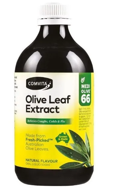 Comvita Olive Leaf Extract - Natural Flavor, 500 ml.