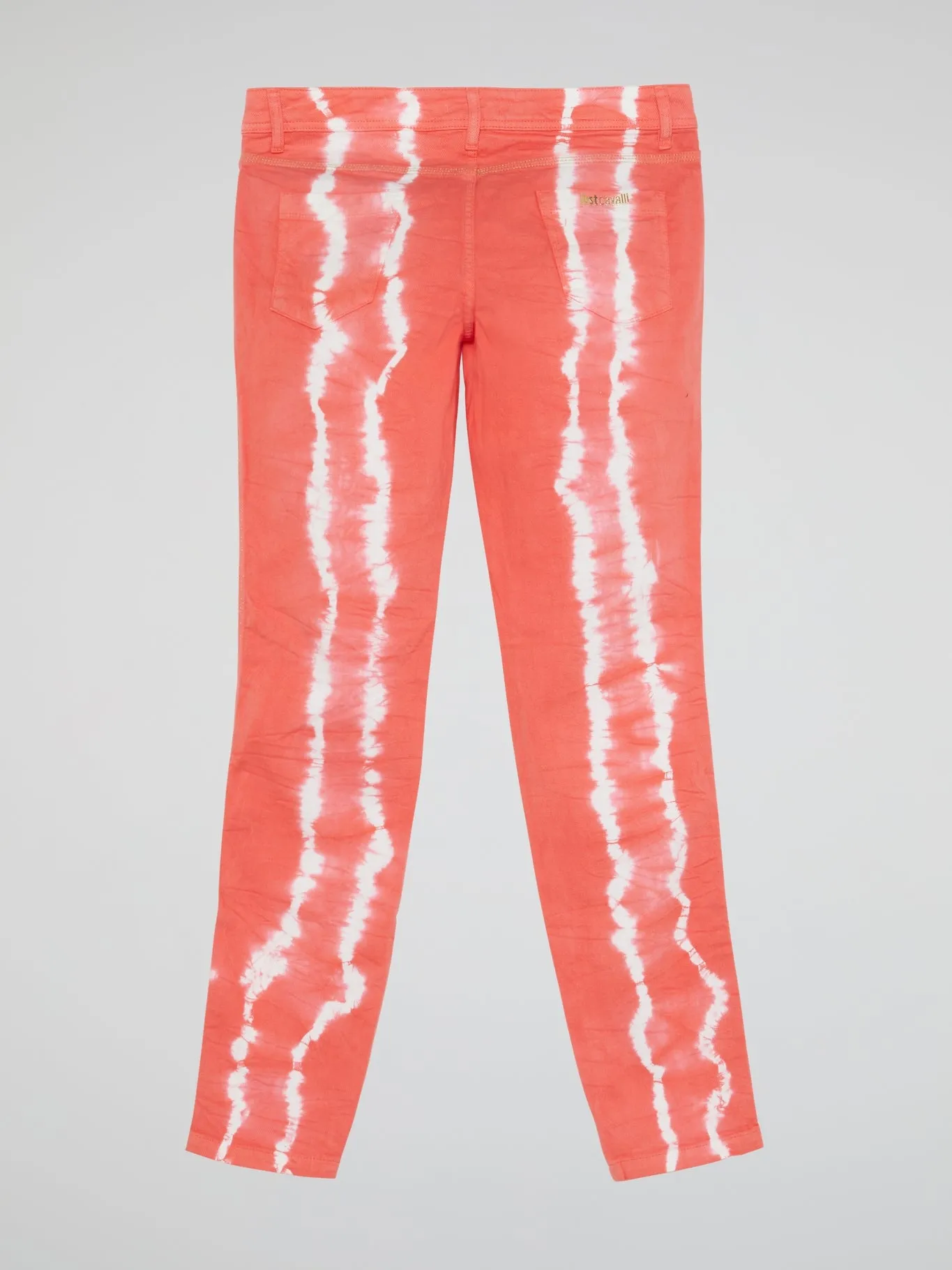 Coral Acid Wash Jeans