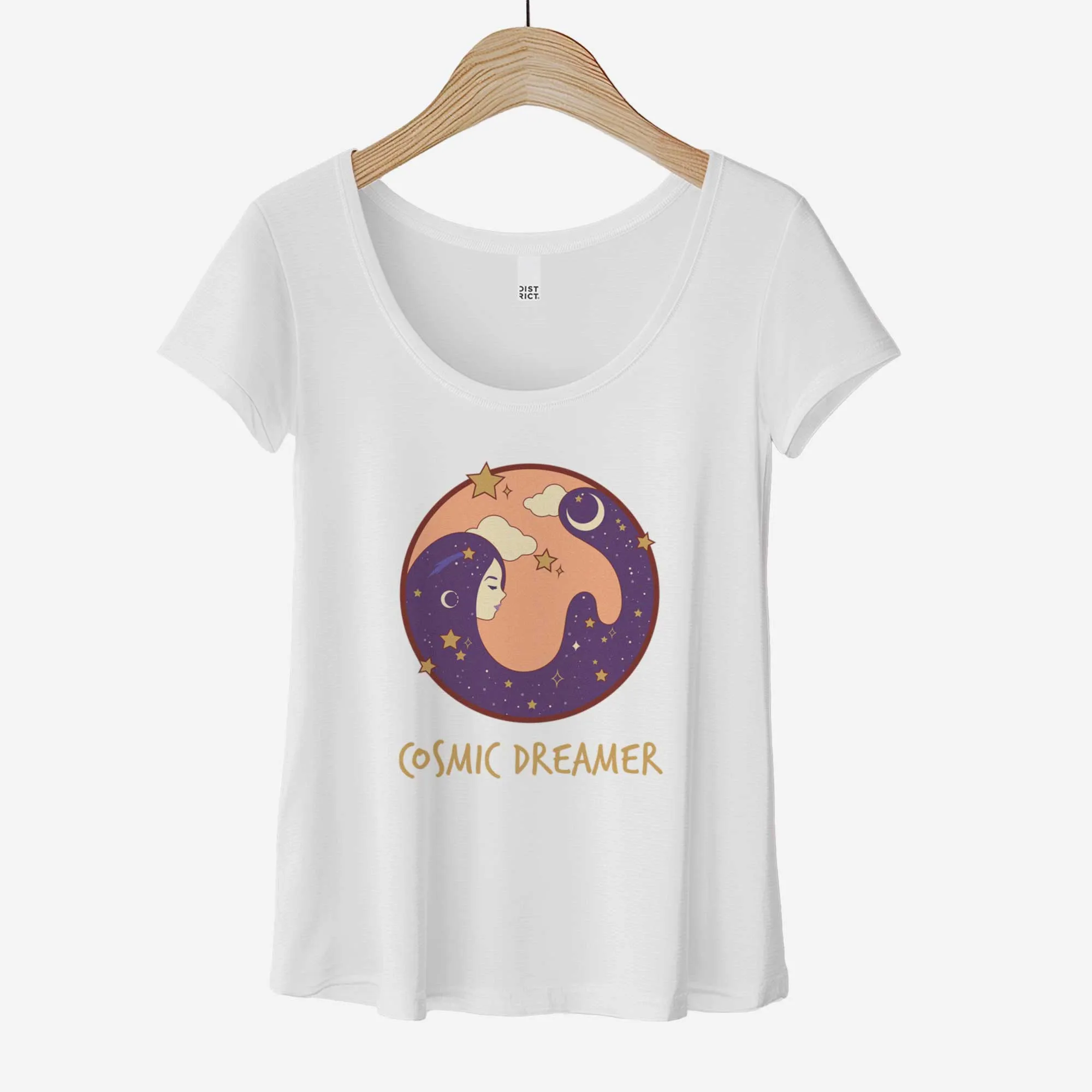 Cosmic Dreamer - Women’s Flex Scoop Neck Tee