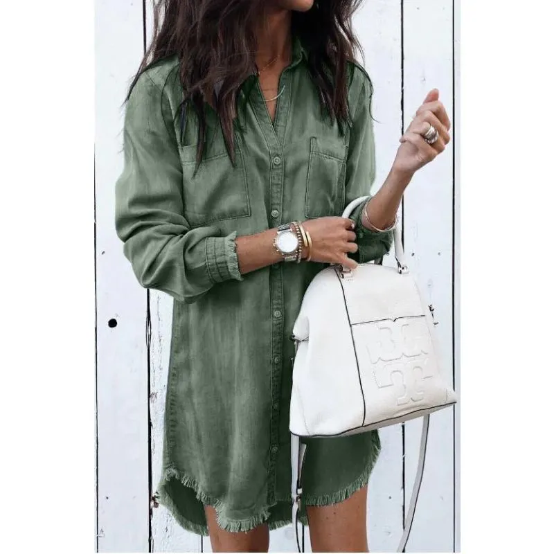 Cotton jean dresses