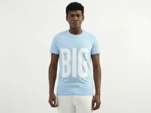 Cotton Printed Round Neck Mens T-shirts