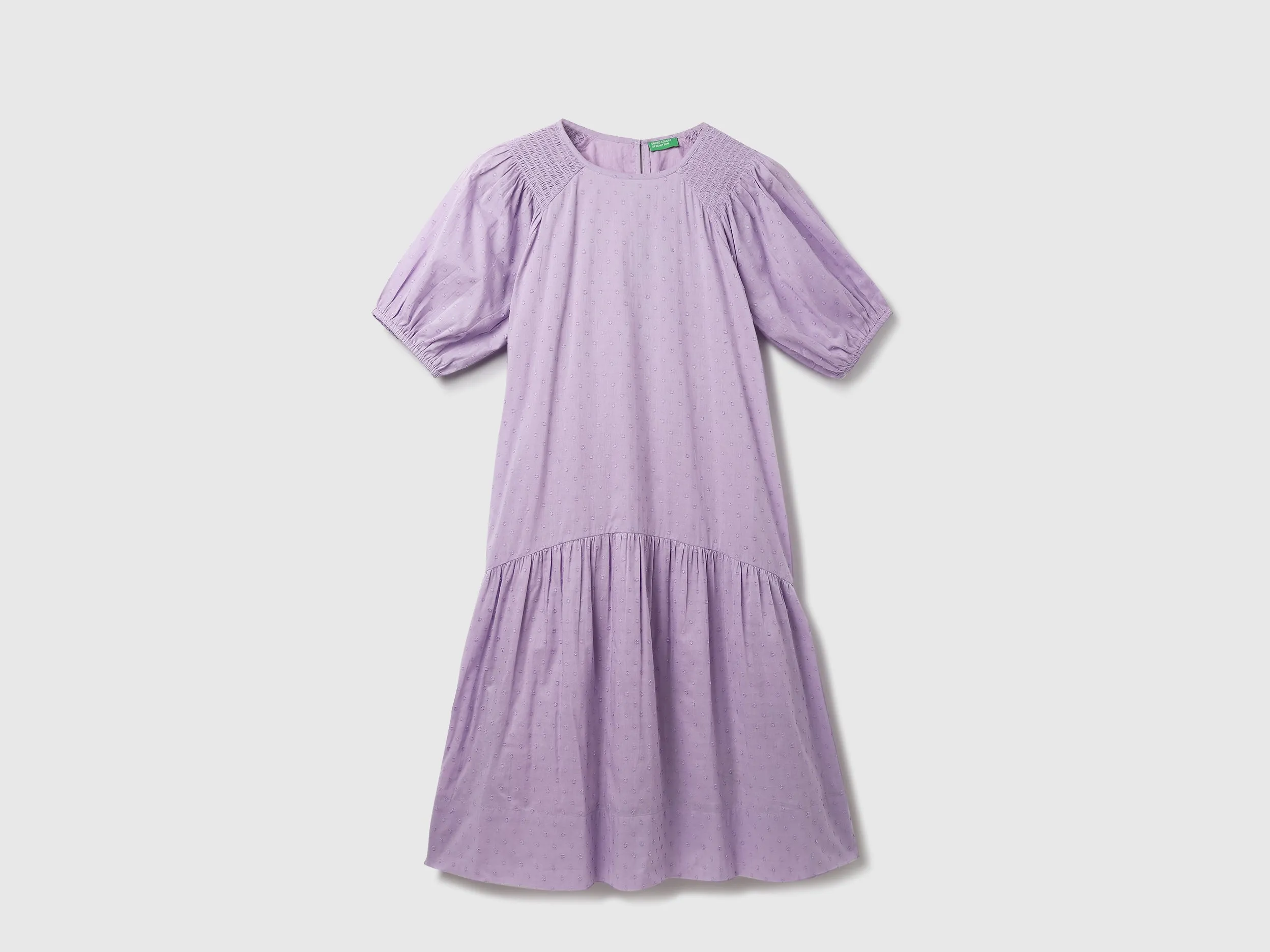 Cotton Solid Round Neck Women Dresses