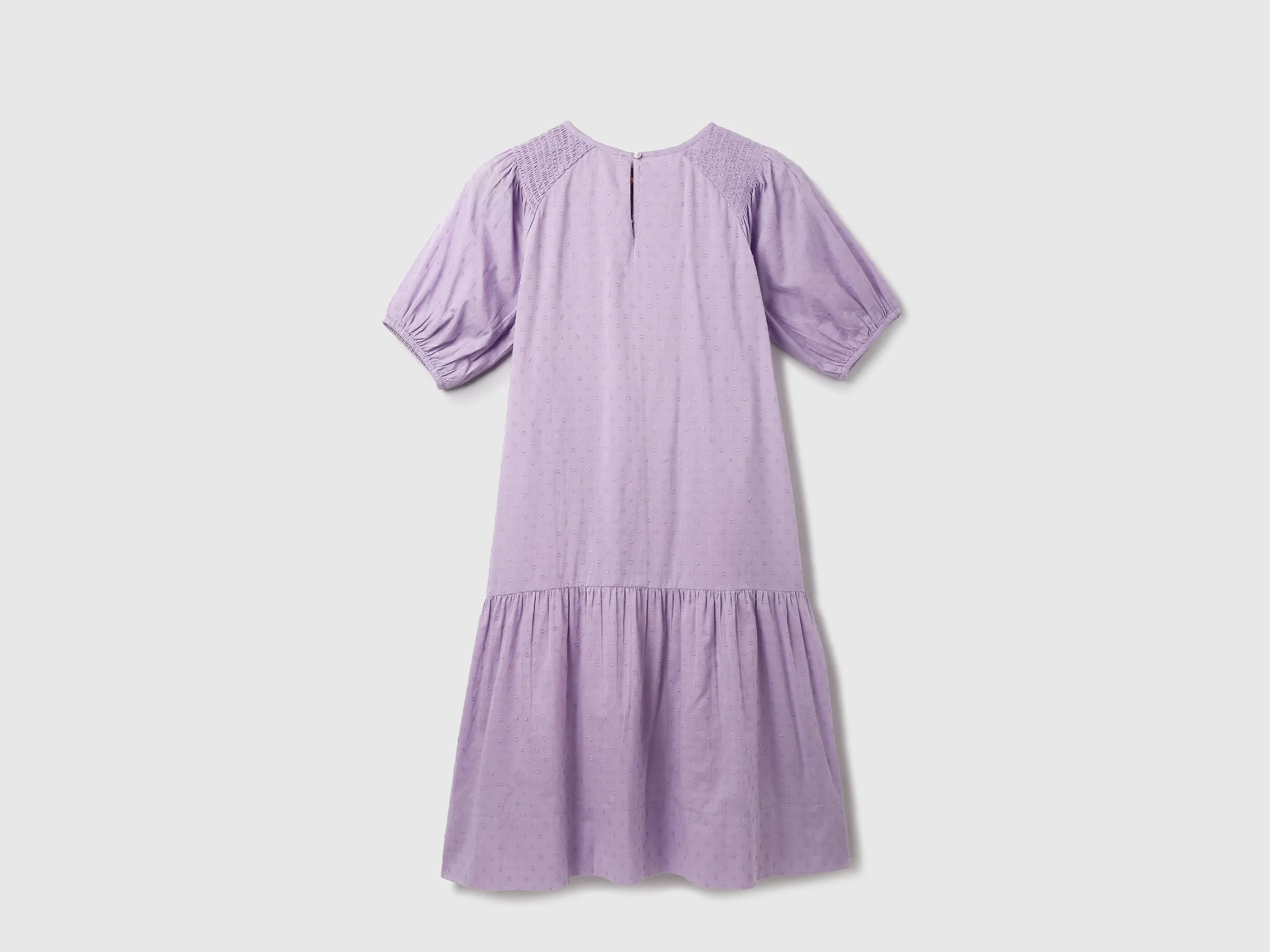 Cotton Solid Round Neck Women Dresses