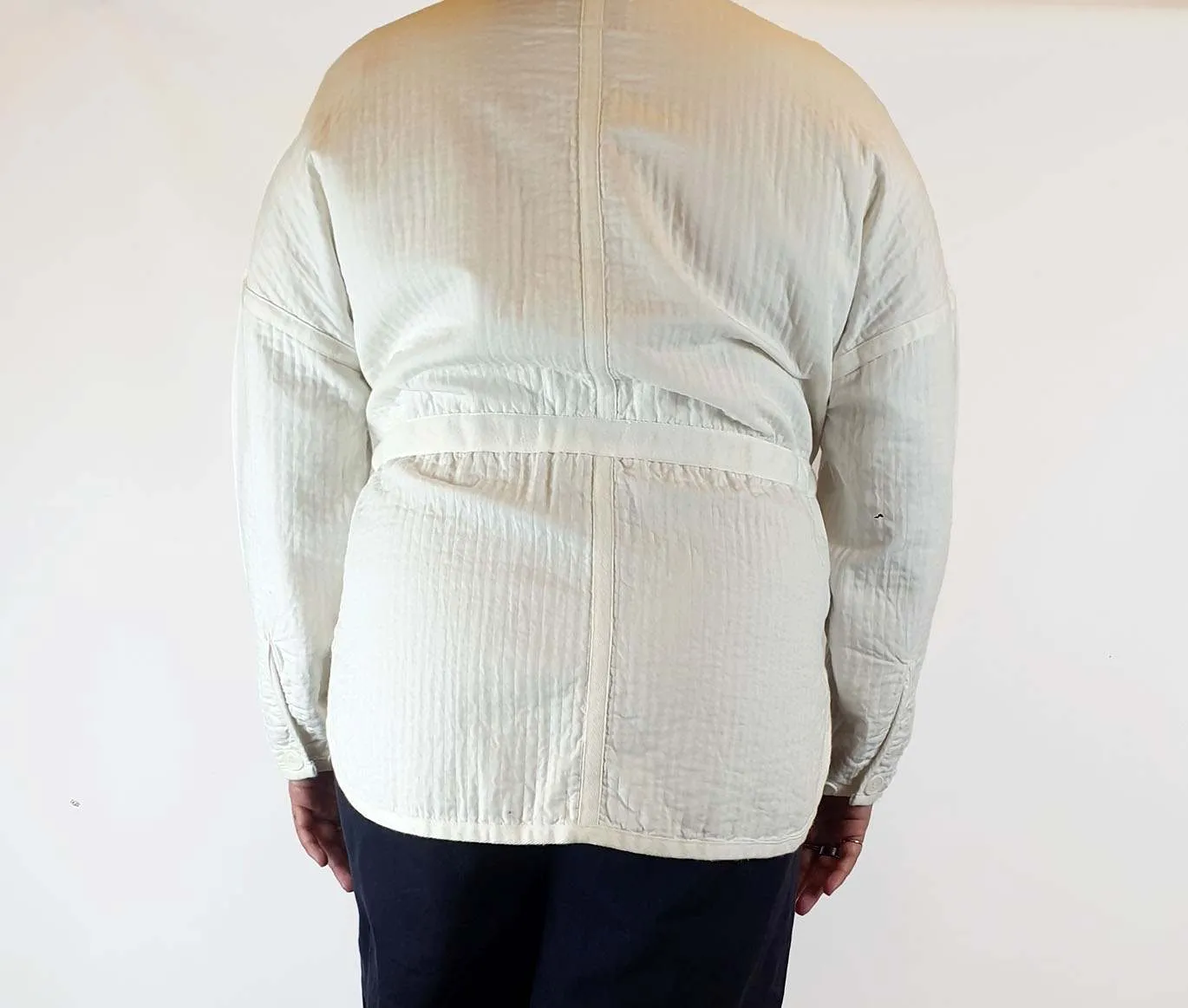 Country Road 100% cotton white jacket size L