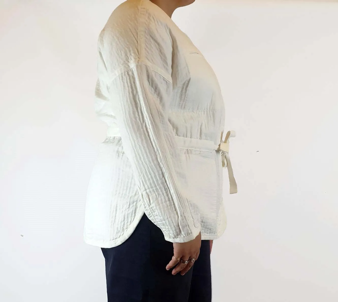 Country Road 100% cotton white jacket size L