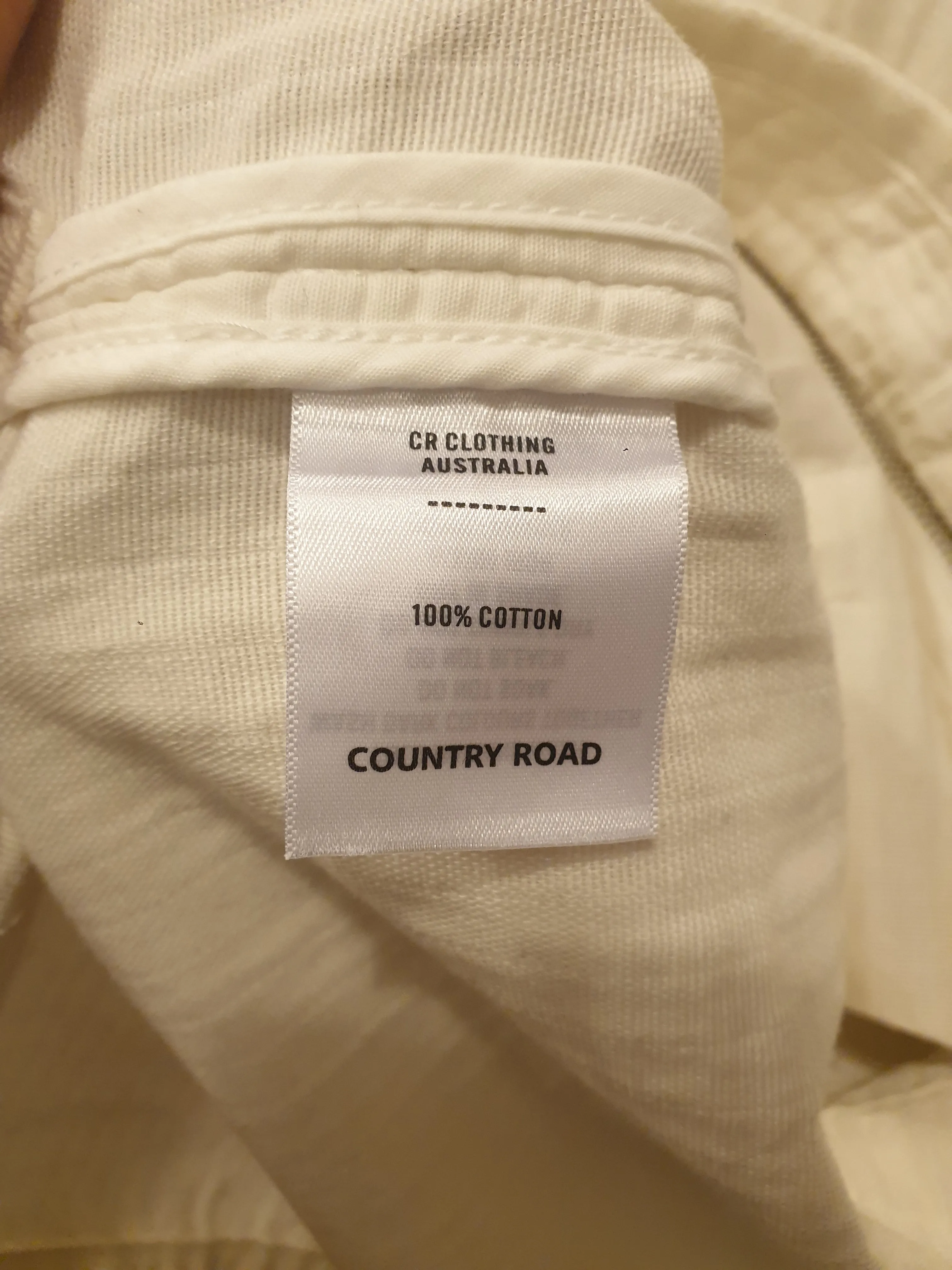 Country Road 100% cotton white jacket size L
