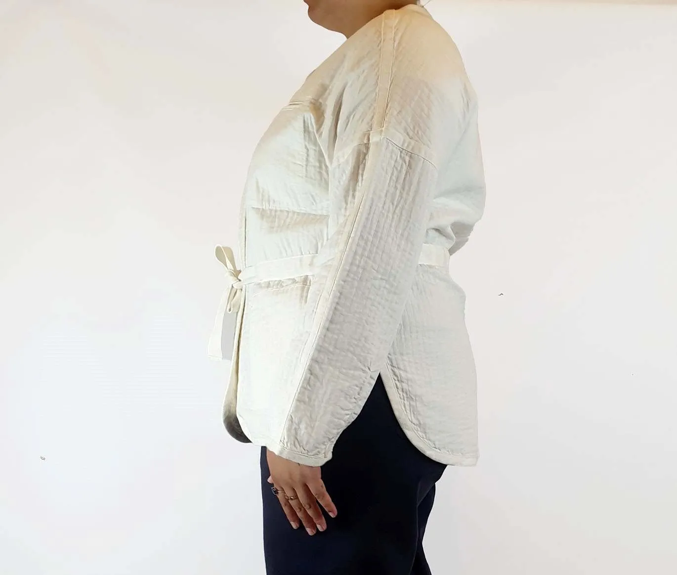 Country Road 100% cotton white jacket size L
