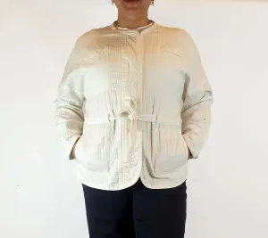 Country Road 100% cotton white jacket size L