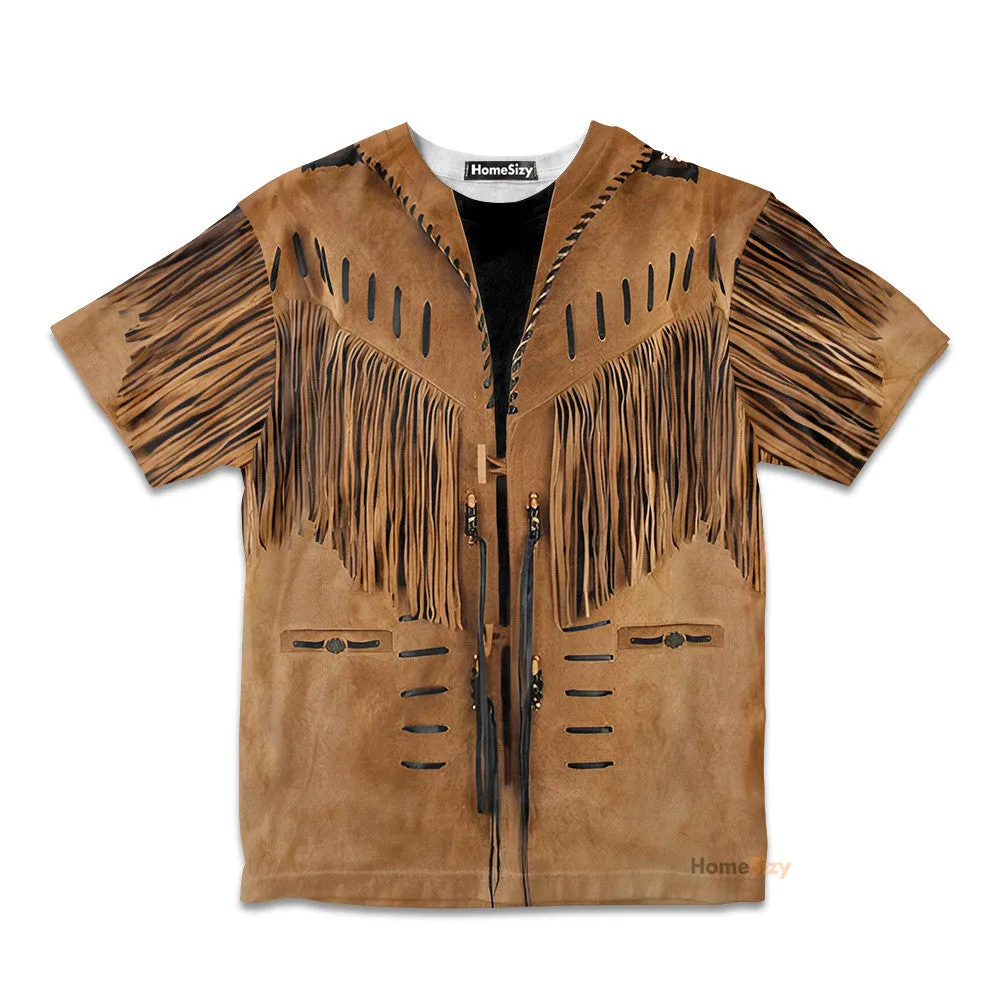 Cowboy Jacket No14 3D Deluxe Custom Cosplay Costume Kid Tshirt QT304237Hf