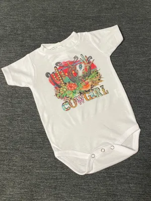 Cowgirl t-shirt and onesie