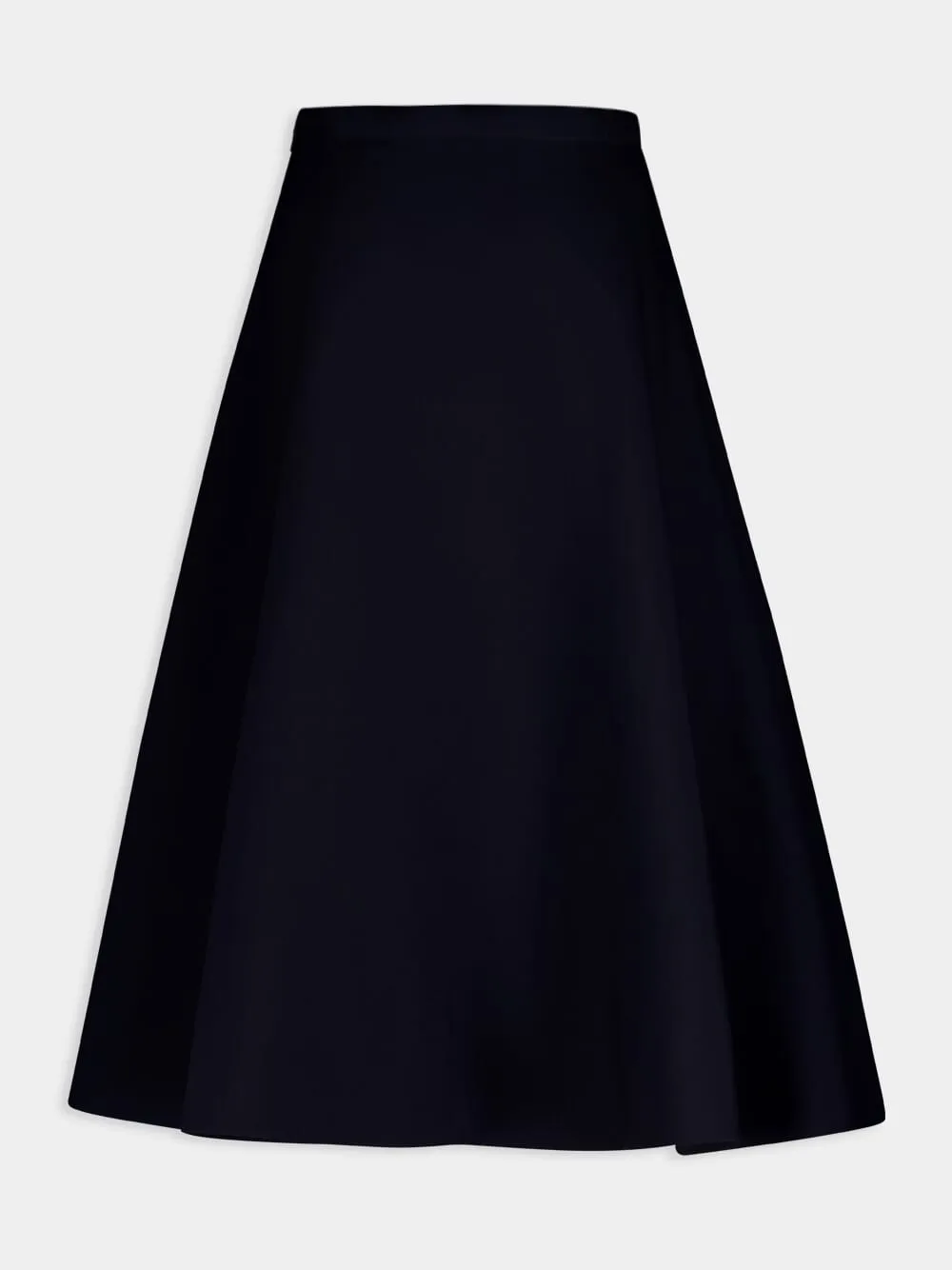 Crepe Couture Midi Skirt