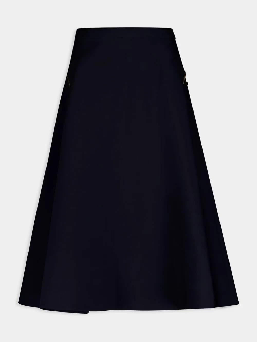 Crepe Couture Midi Skirt