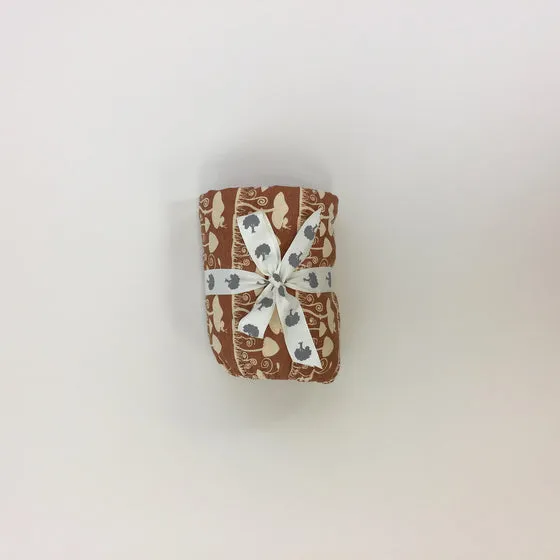 Crib Sheet Fitted - Mushroom