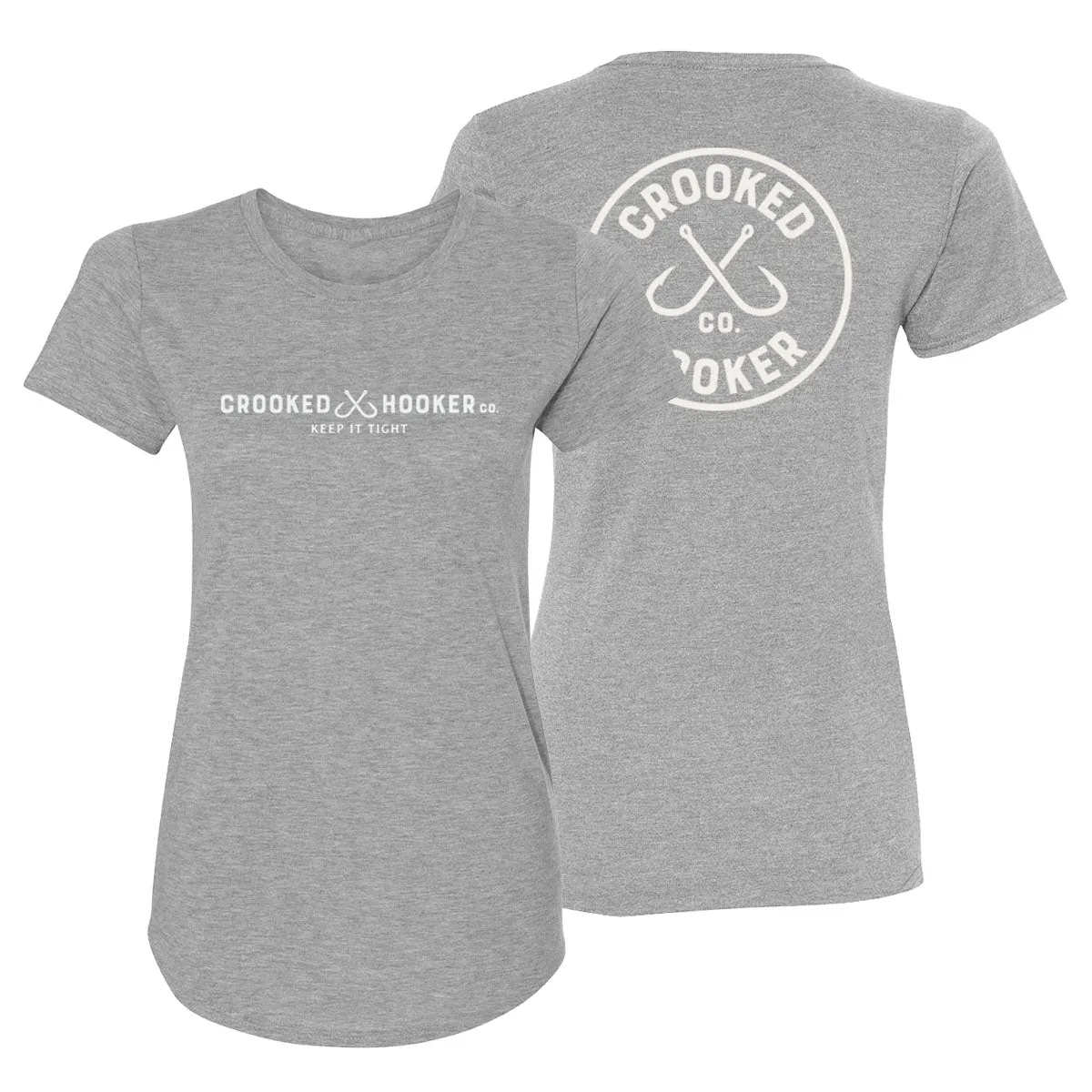 Crooked Hooker Classic Ladies Triblend - Keep It Tight