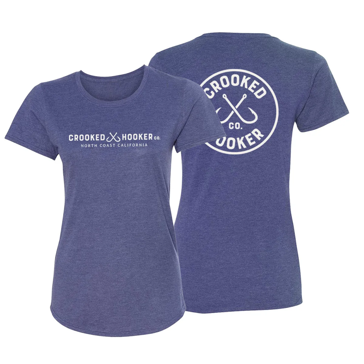 Crooked Hooker Classic Ladies Triblend