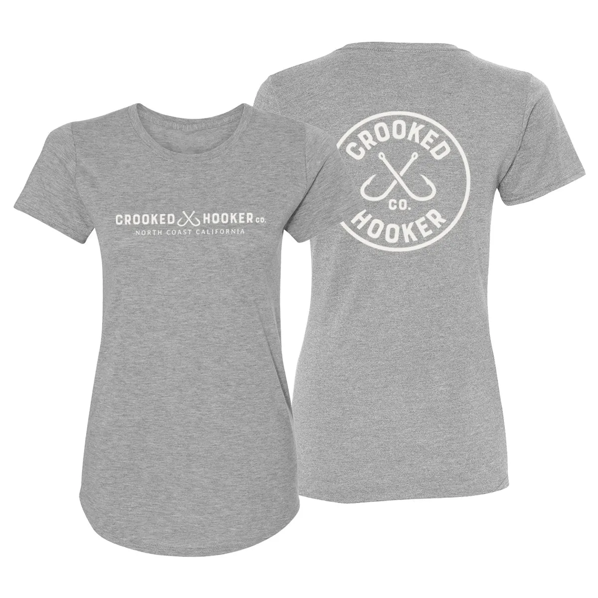 Crooked Hooker Classic Ladies Triblend