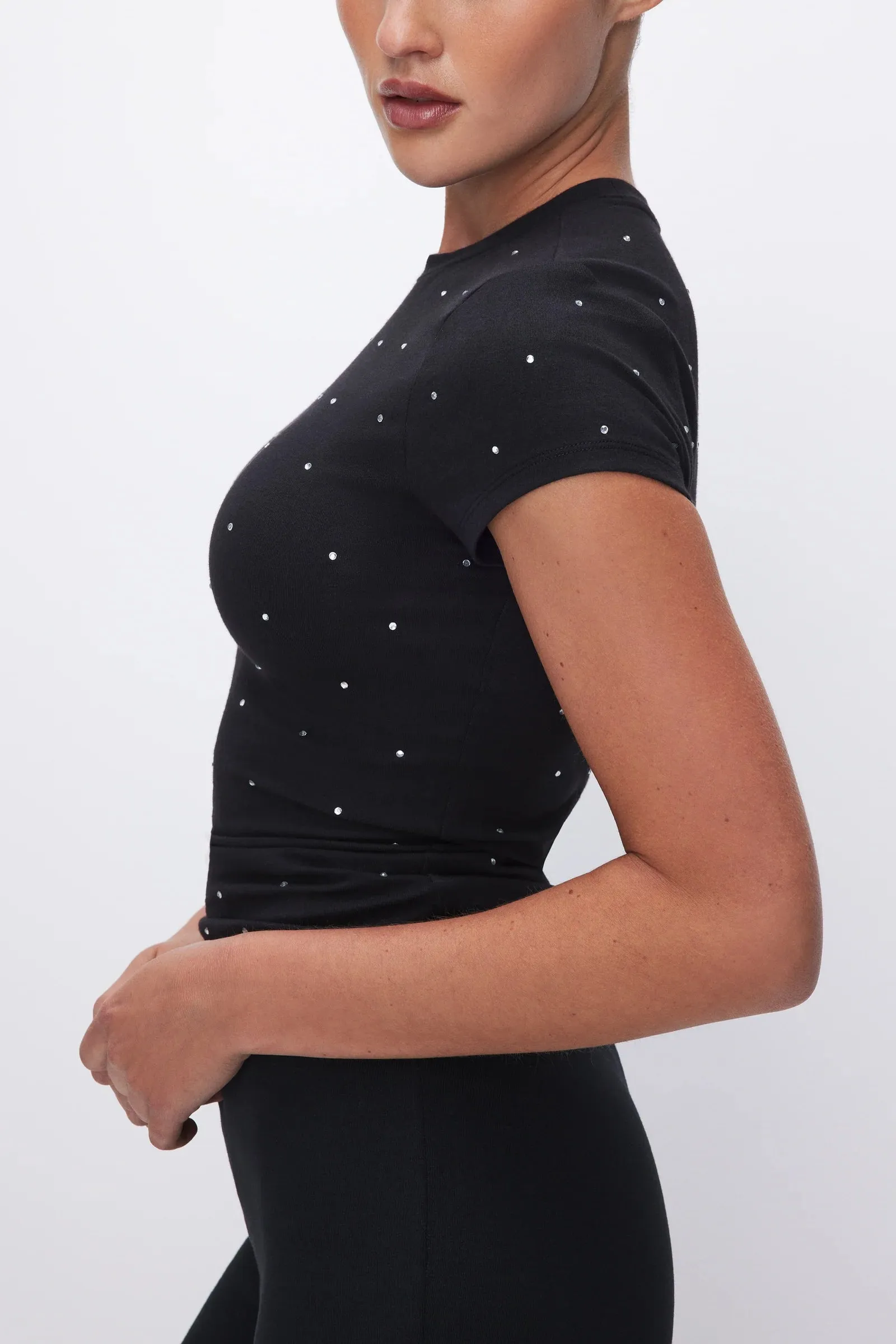 Crystal Fitted Tee