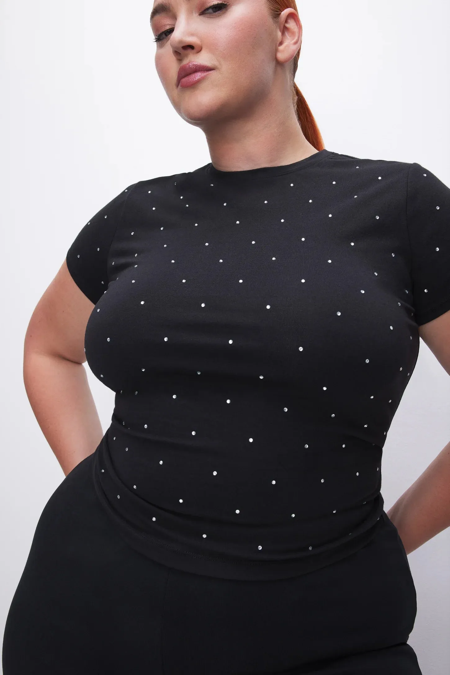 Crystal Fitted Tee