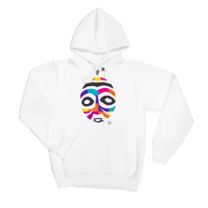 CUANDO CUBANGO WARRIOR MASK WITH BLACK EYES YOUTH HOODIE