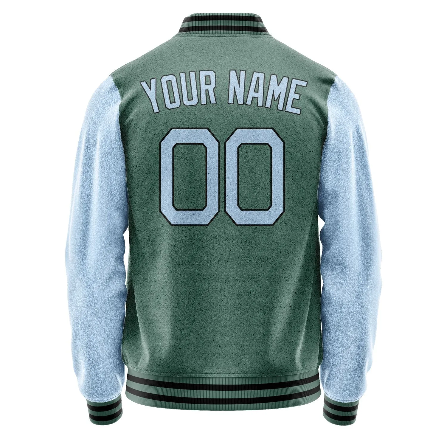 Custom Blue Green Light Blue Jacket