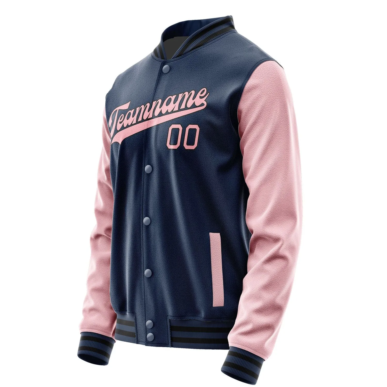 Custom Blue Light Pink Jacket