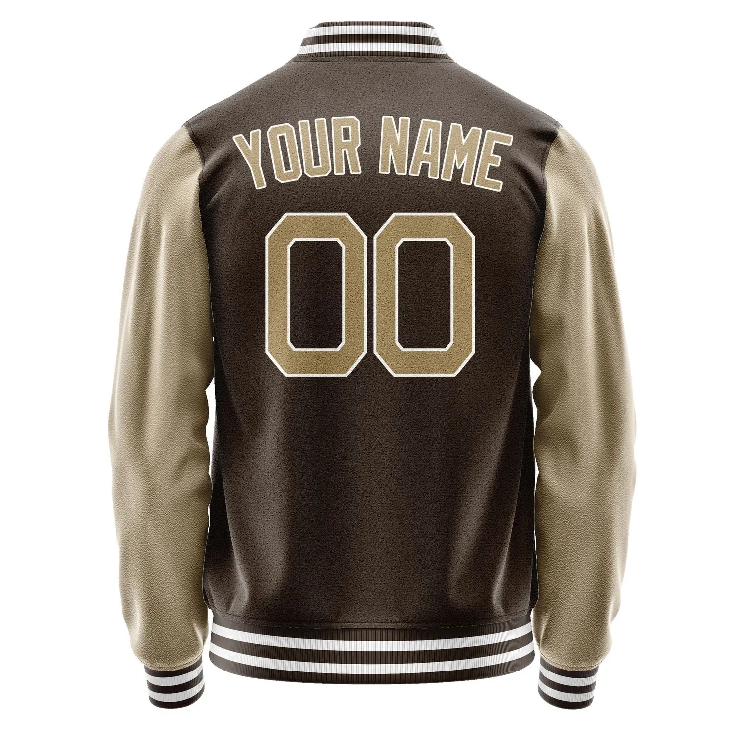 Custom Brown Light Khaki Jacket
