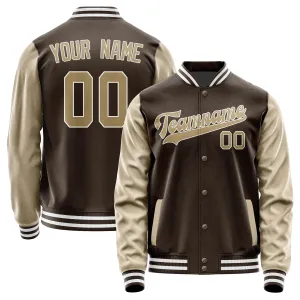 Custom Brown Light Khaki Jacket