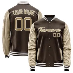 Custom Brown Light Khaki Jacket