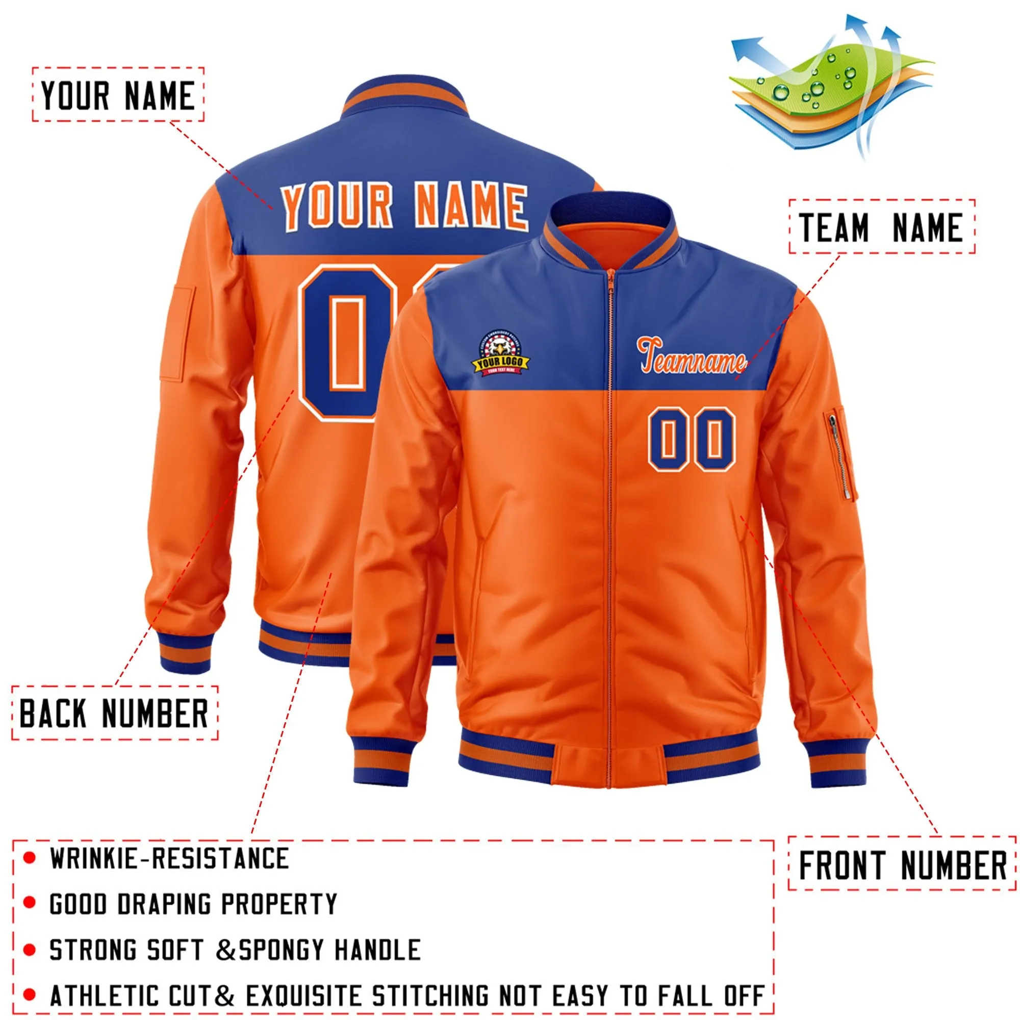 Custom Color Block Letterman Jackets Personalize Your Outfit Varsity Bomber Jackets For Adult