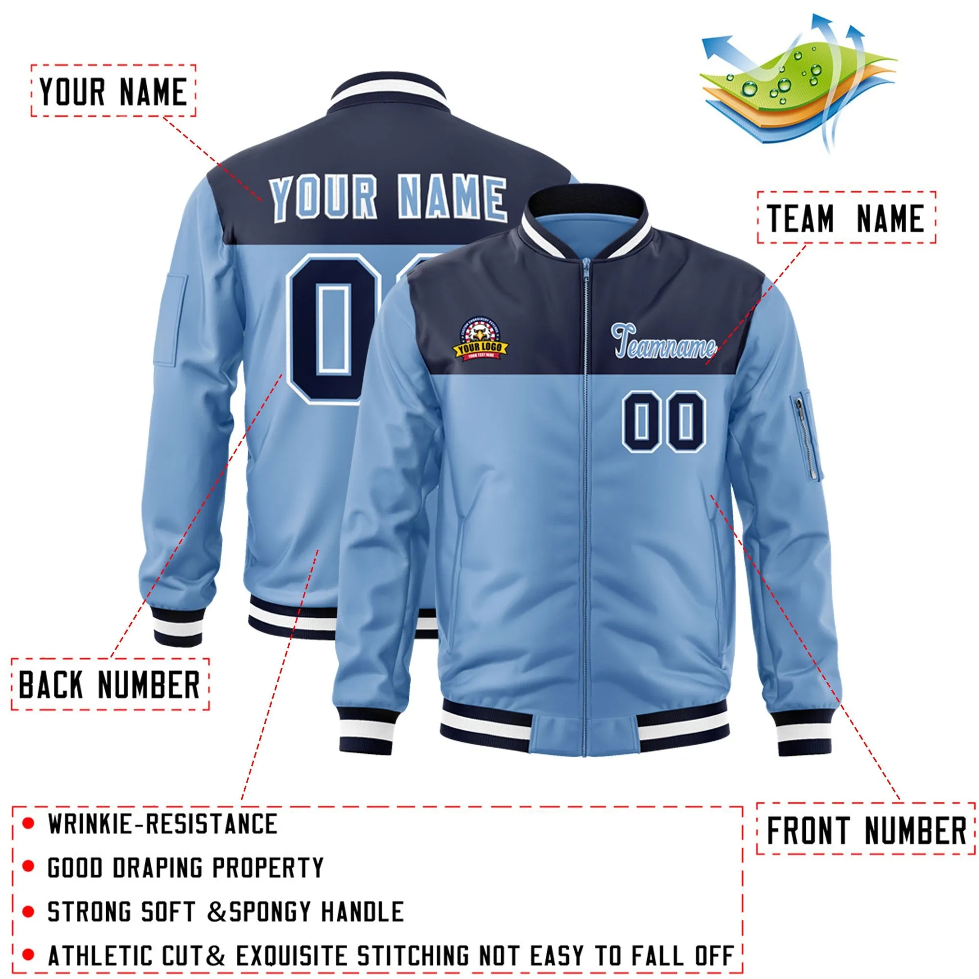 Custom Color Block Letterman Jackets Personalize Your Outfit Varsity Bomber Jackets For Adult