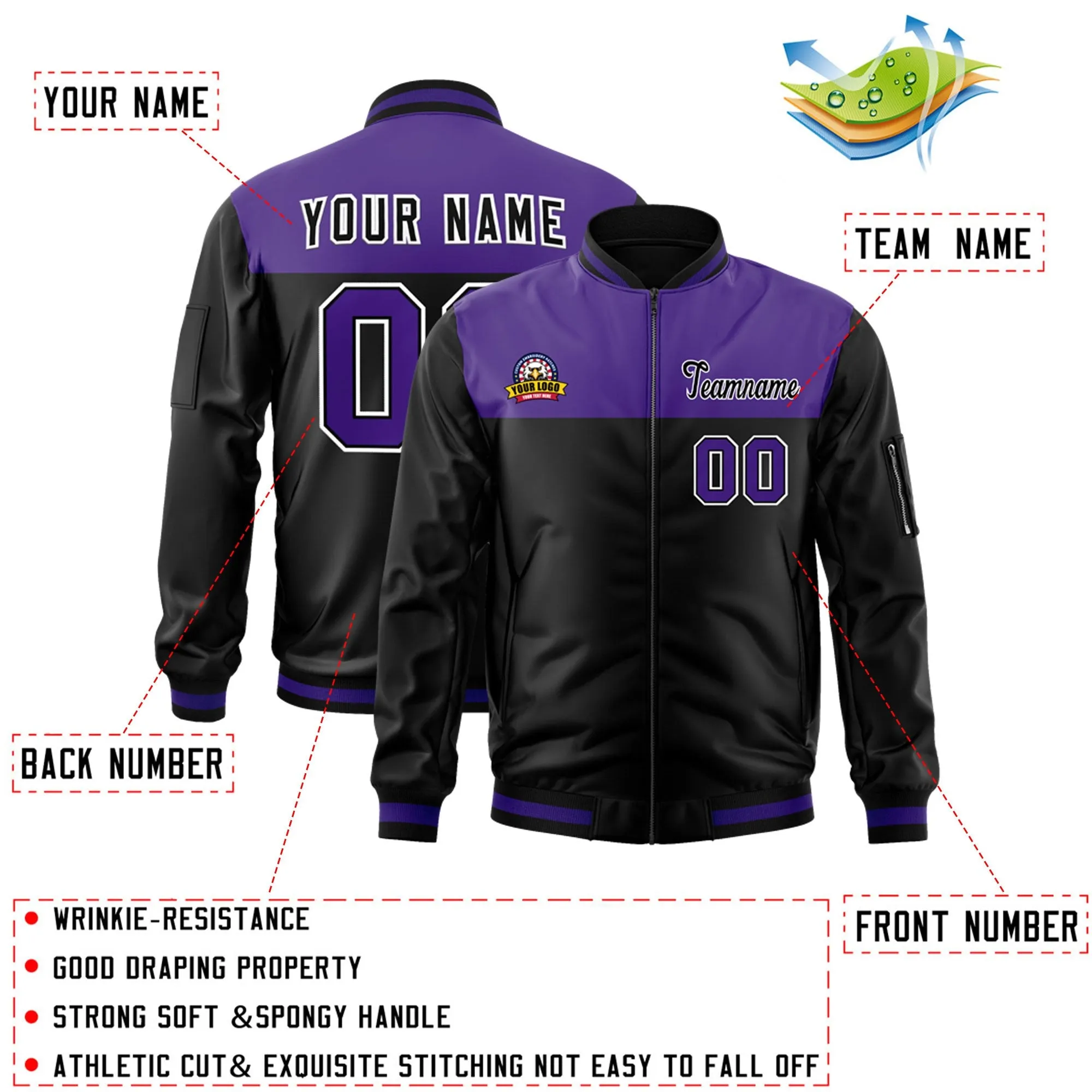 Custom Color Block Letterman Jackets Personalize Your Outfit Varsity Bomber Jackets For Adult