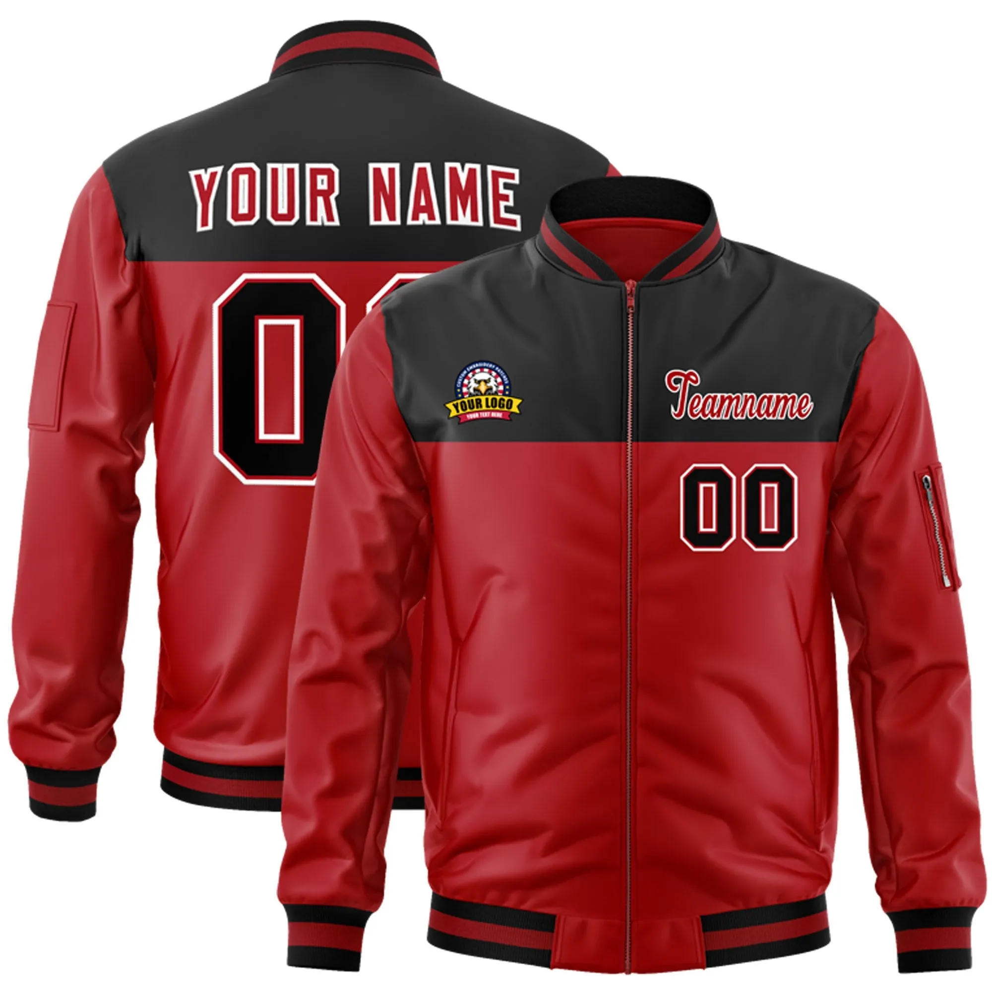 Custom Color Block Letterman Jackets Personalize Your Outfit Varsity Bomber Jackets For Adult