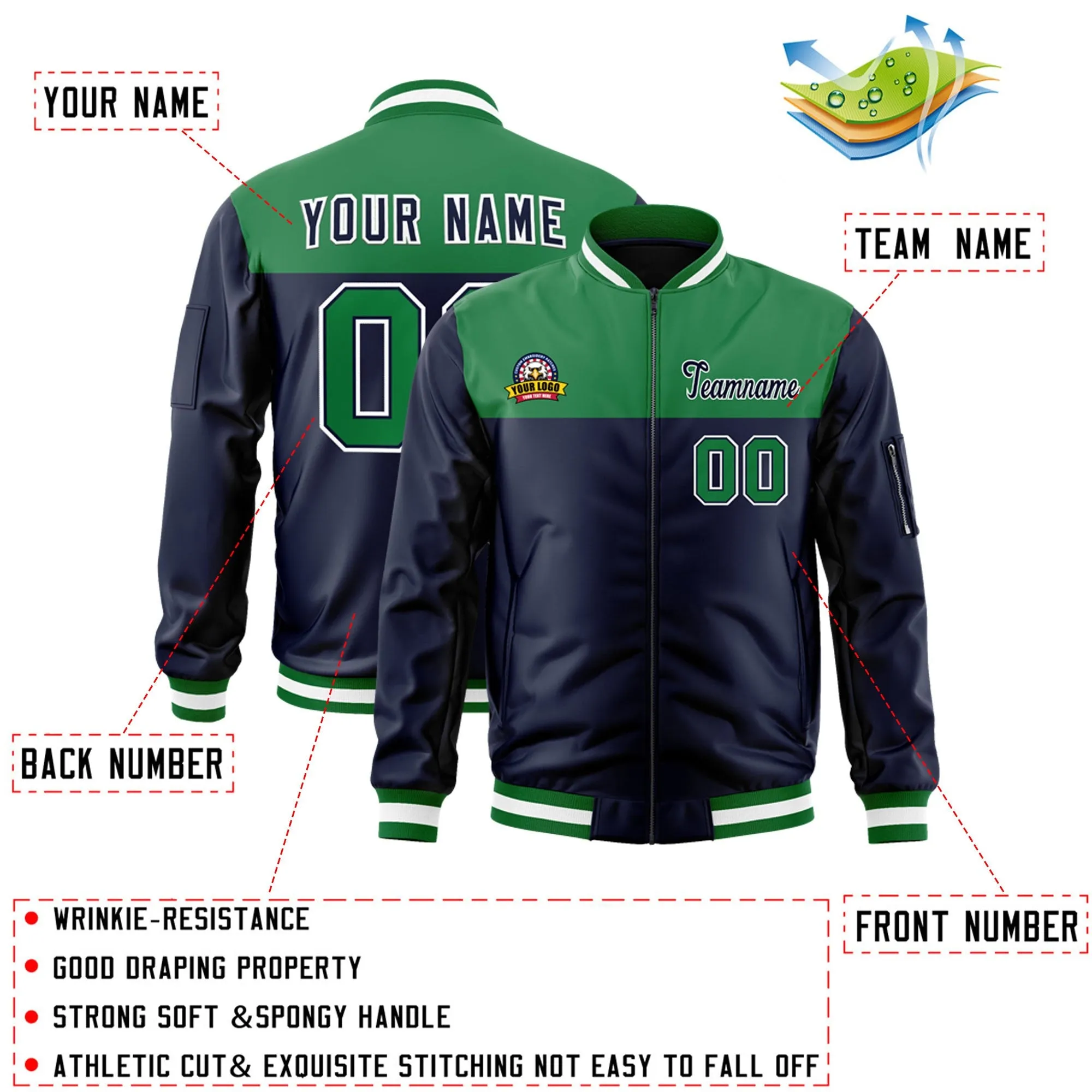 Custom Color Block Letterman Jackets Personalize Your Outfit Varsity Bomber Jackets For Adult