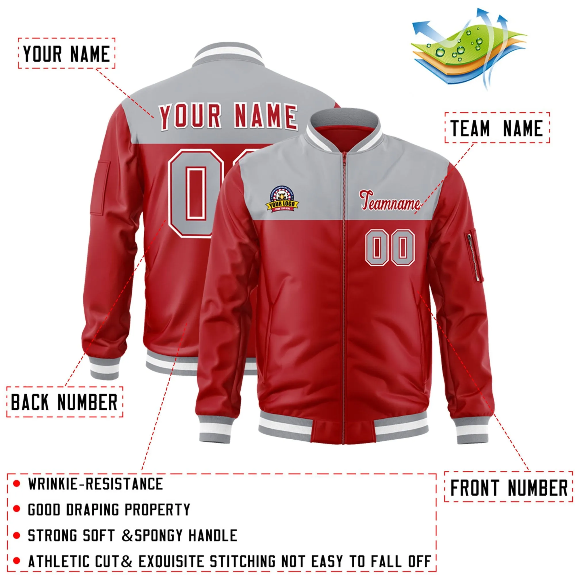 Custom Color Block Letterman Jackets Personalize Your Outfit Varsity Bomber Jackets For Adult