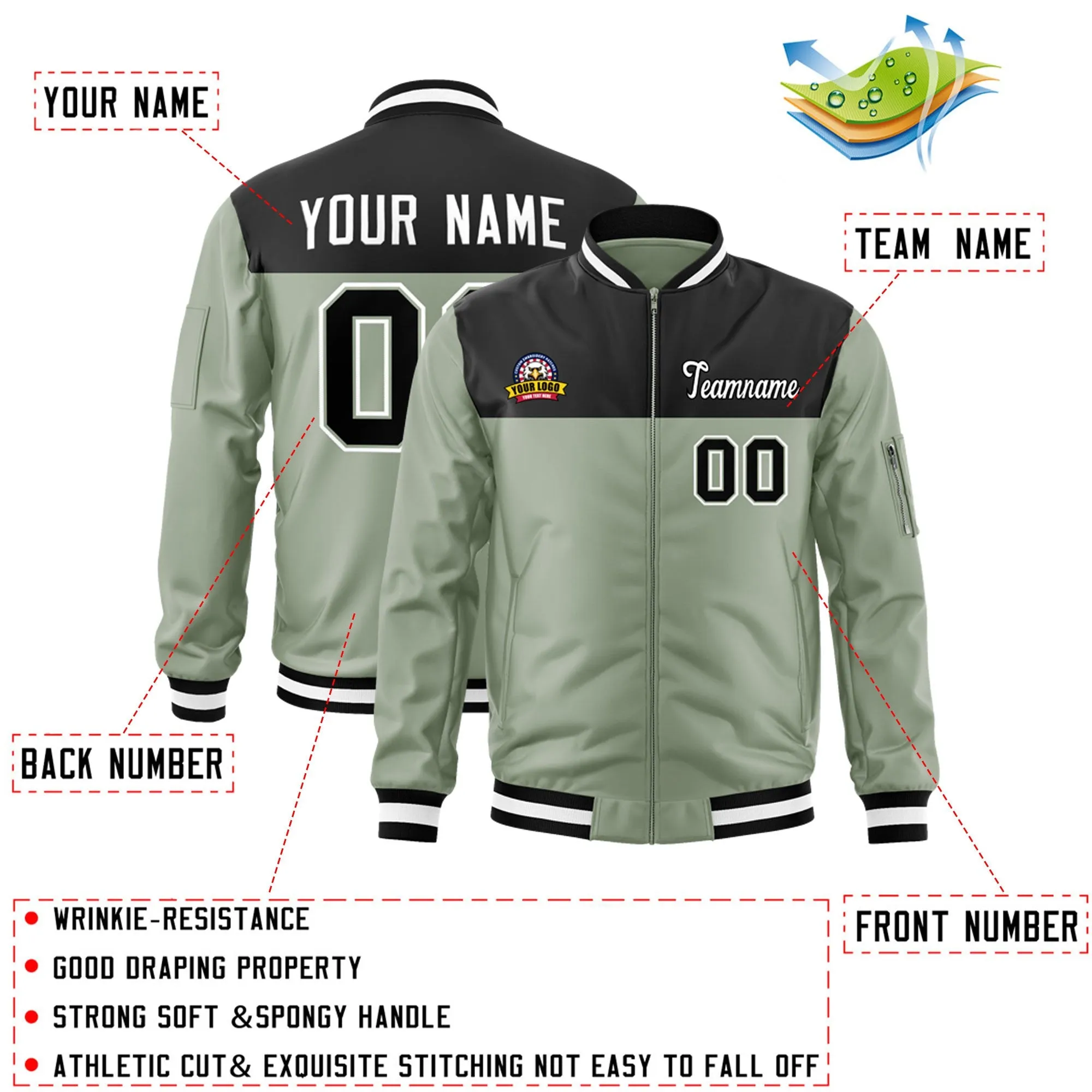 Custom Color Block Letterman Jackets Personalize Your Outfit Varsity Bomber Jackets For Adult