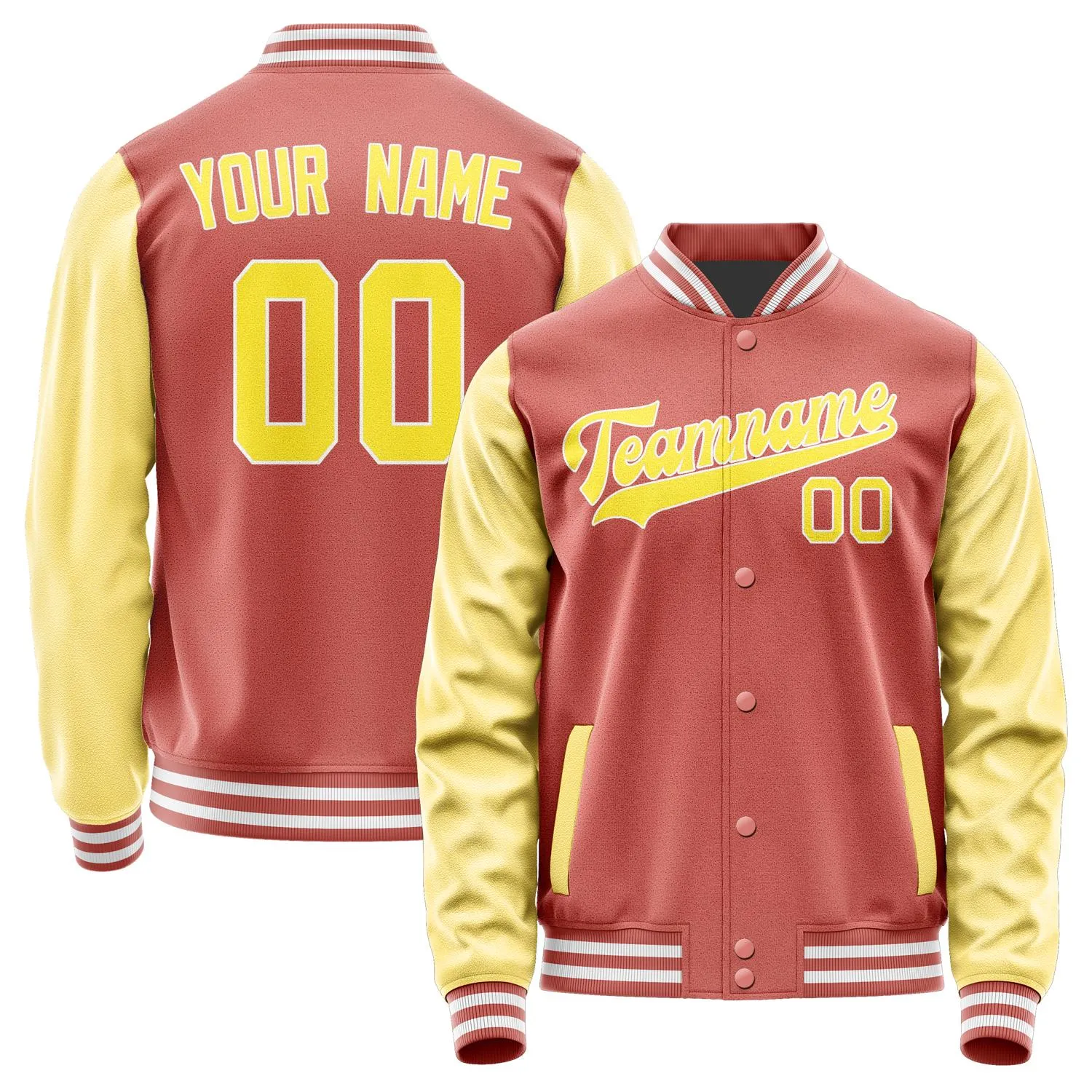 Custom Copper Rose Light Yellow Jacket