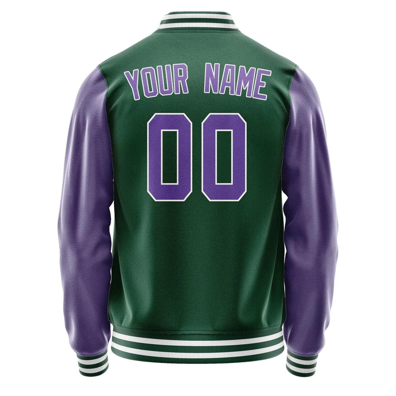 Custom Green Light Purple Jacket