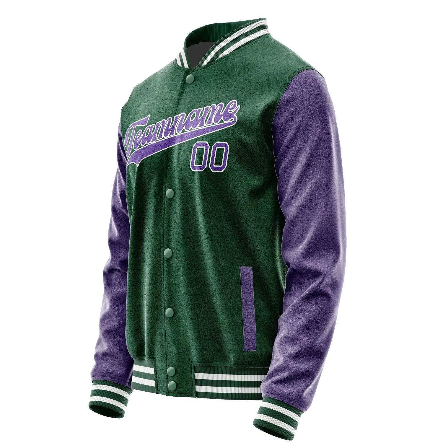 Custom Green Light Purple Jacket