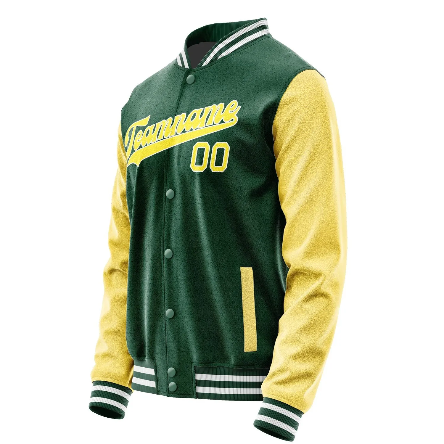 Custom Green Light Yellow Jacket
