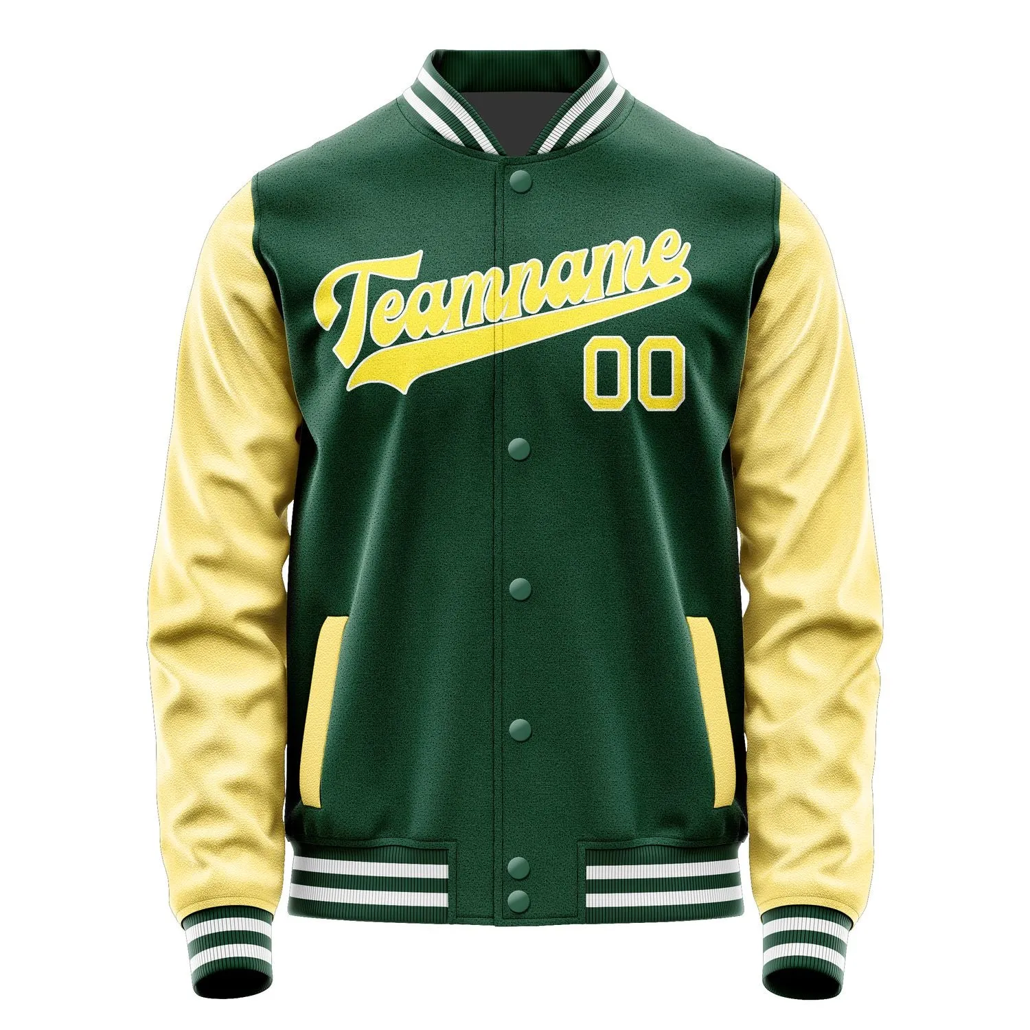 Custom Green Light Yellow Jacket