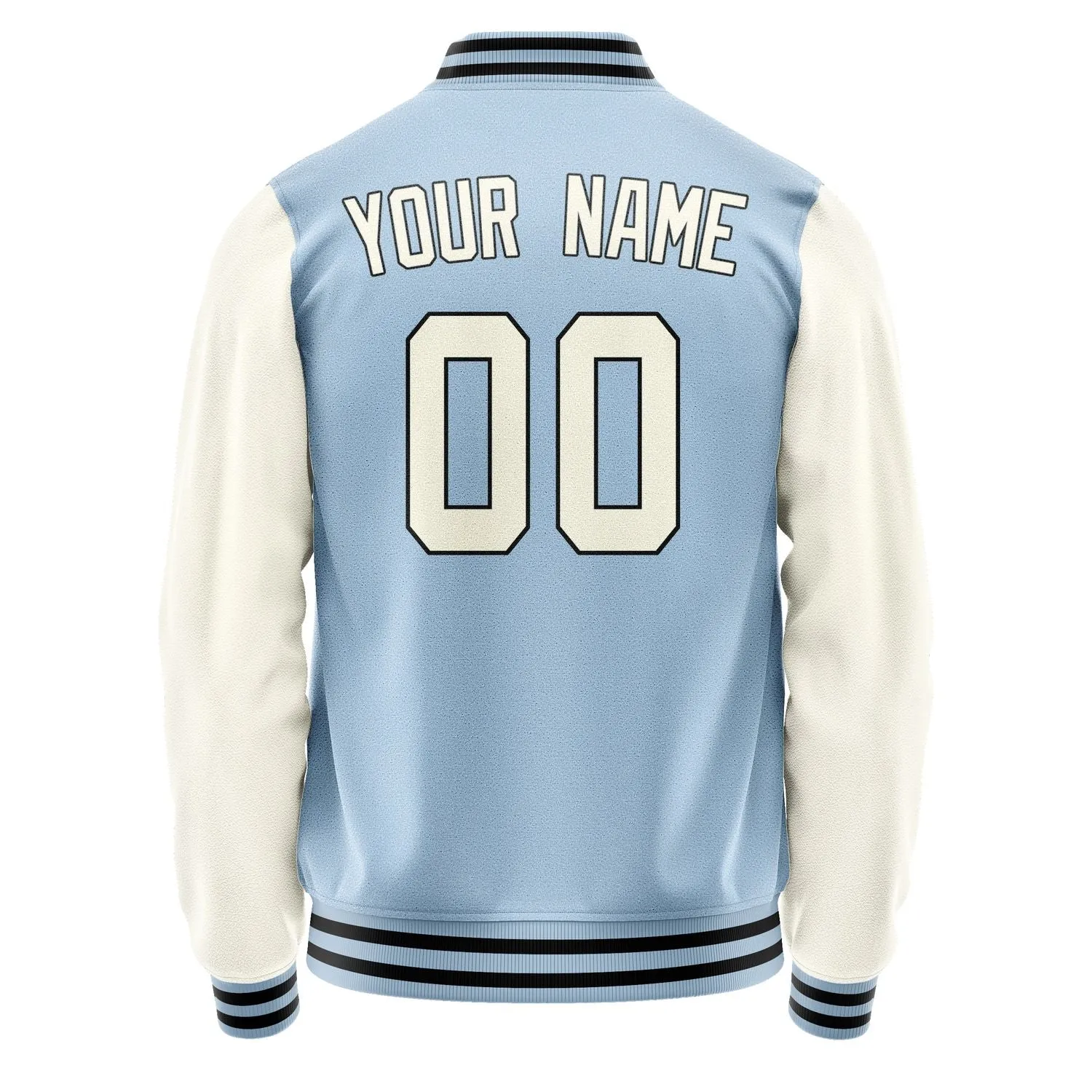 Custom Light Blue Cream Jacket