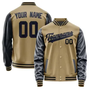 Custom Light Khaki Navy Jacket