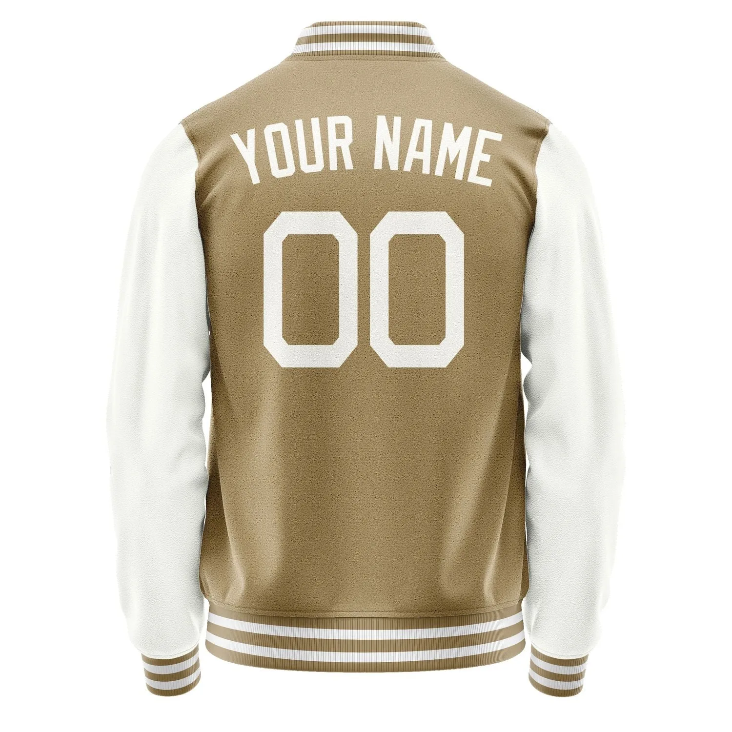 Custom Light Khaki White Jacket